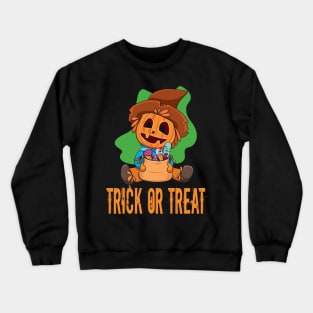 Trick or Treat Pumpkin Crewneck Sweatshirt